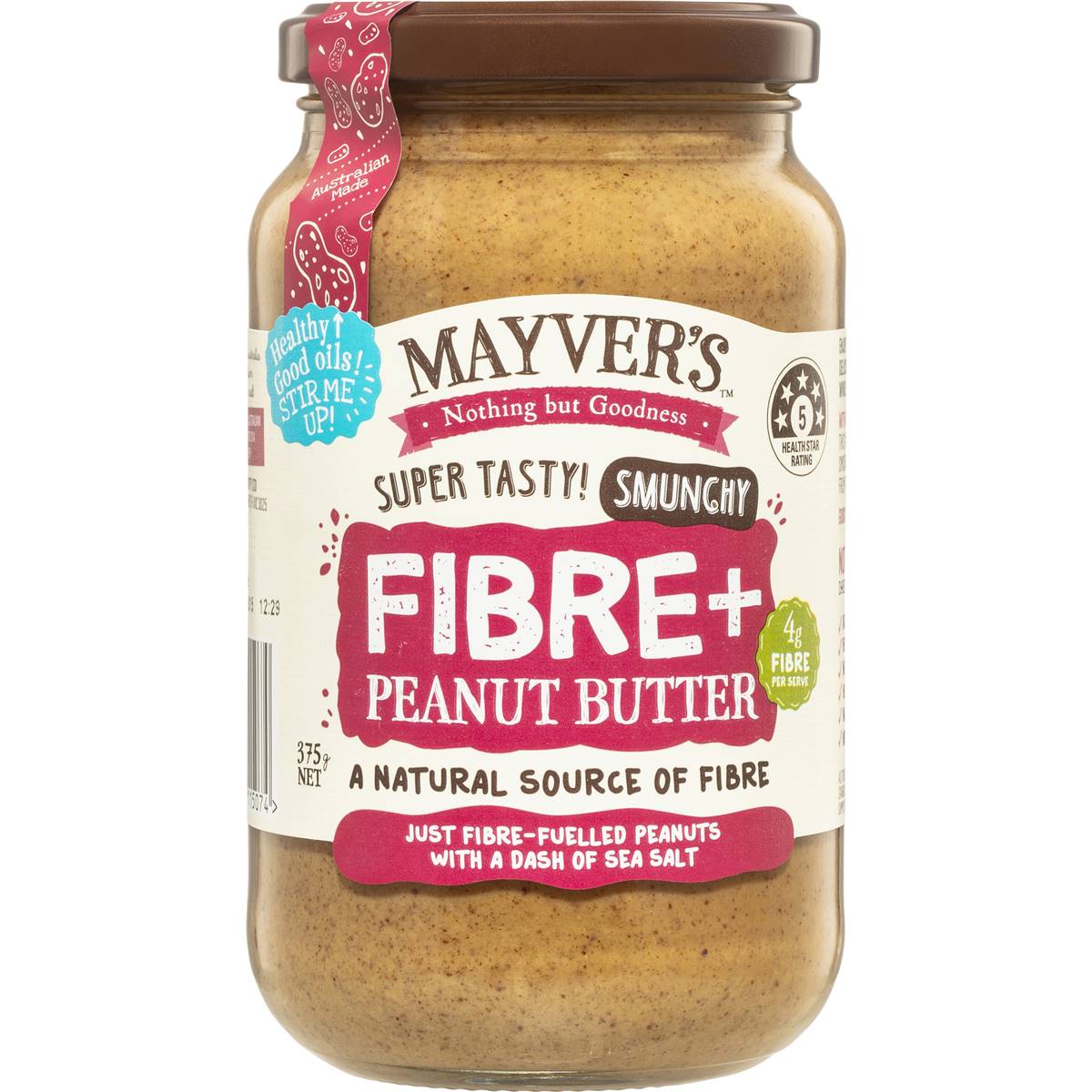 Mayver's Peanut Butter Fiber + 375g Woolworths