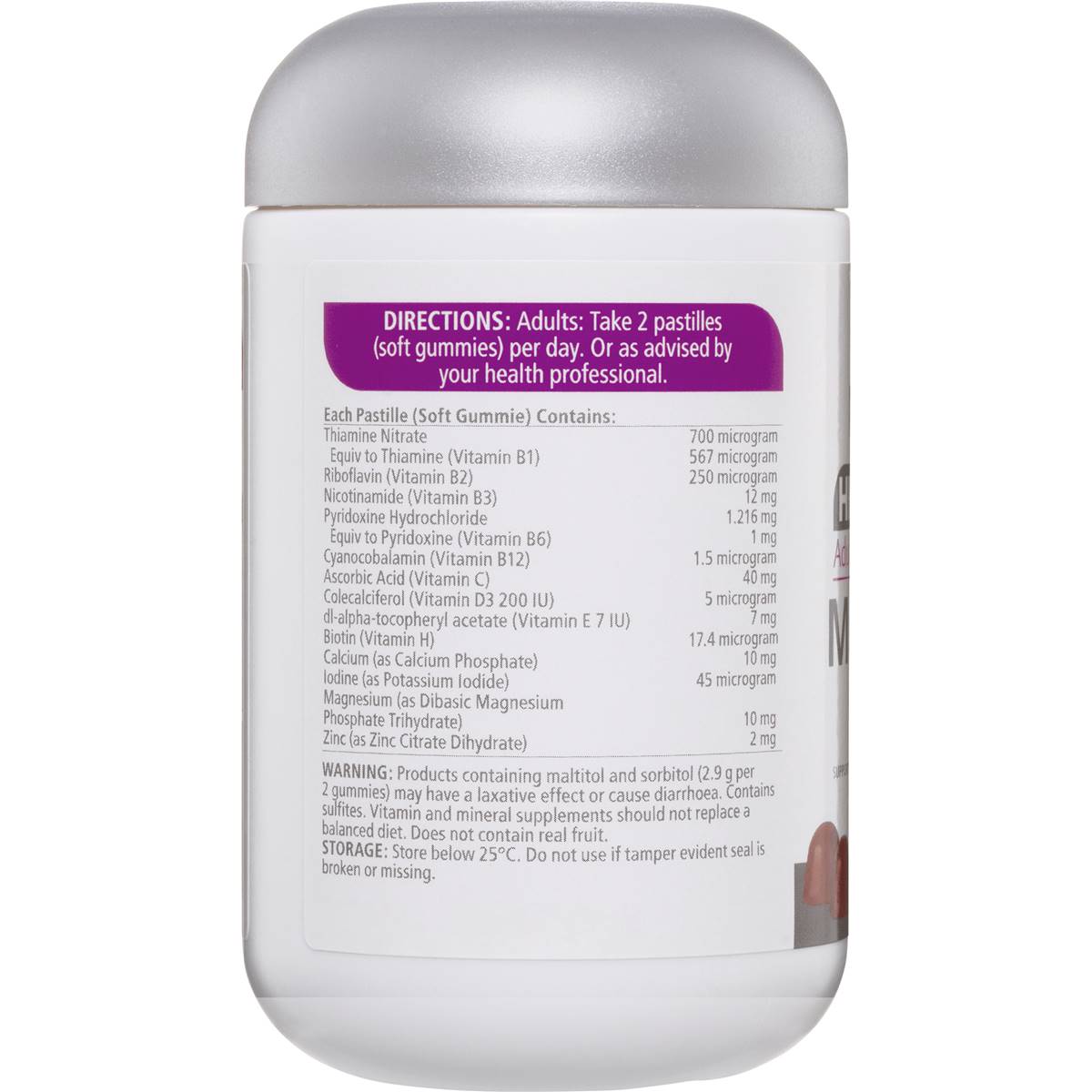 Nature's Way High Strength Multivitamins & Minerals Adult Gummies 65