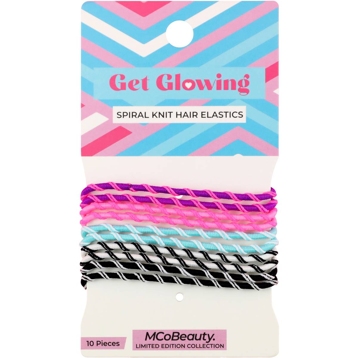 Mcobeauty Spiral Knit Hair Elastics 10 Pack Woolworths
