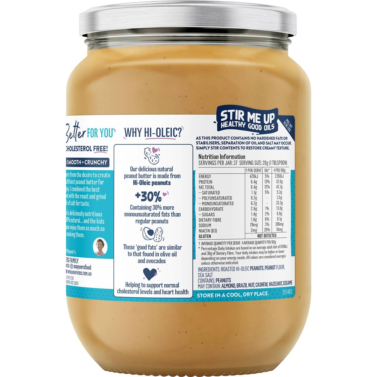 Mayver's Peanut Butter Protein + 750g Woolworths