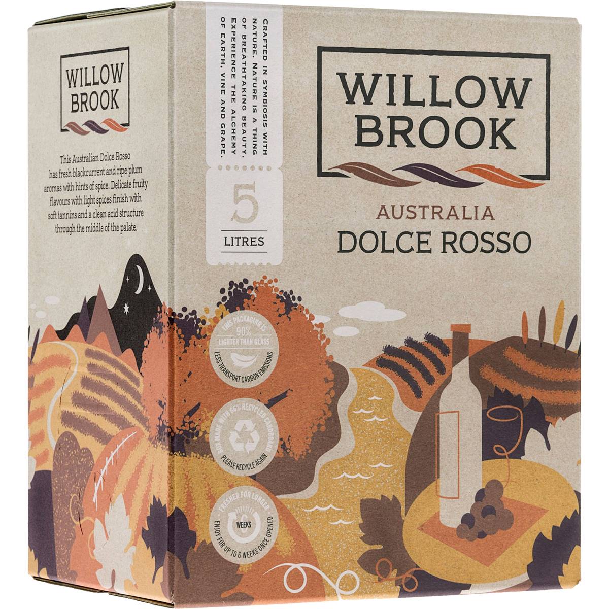 Willowbrook Dolce Rosso Cask 5l | Woolworths