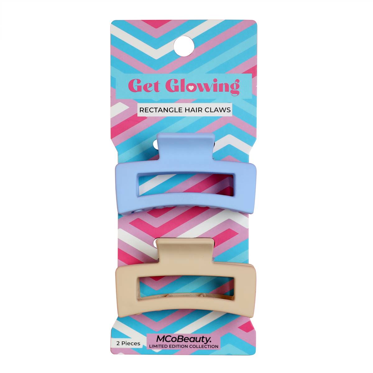 Mcobeauty Rectangle Hair Claws 2 Pack Woolworths