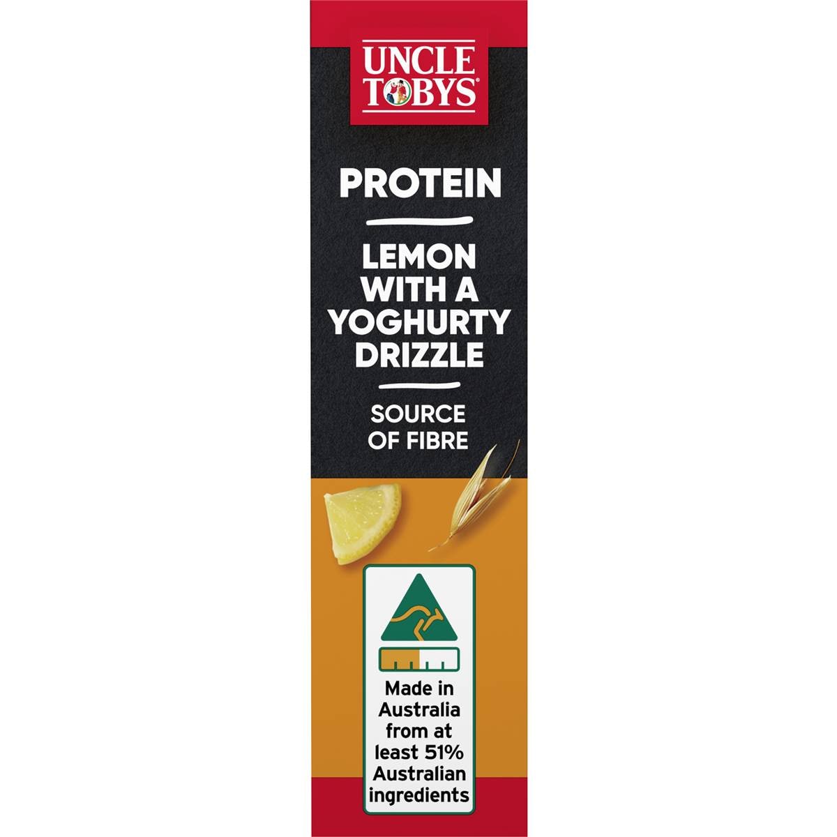Uncle Tobys Protein Muesli Bar Lemon With A Yoghurty Drizzle 5 Pack