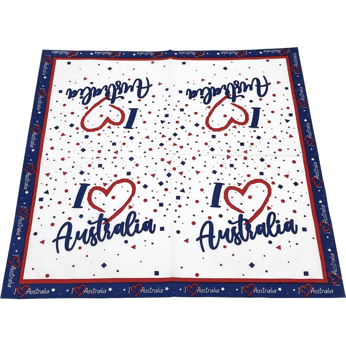 Australia Day Disposable Napkins 16 Pack Woolworths