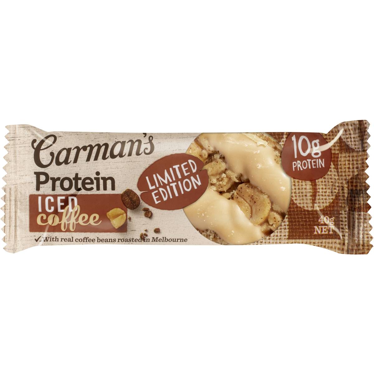 Carman's Protein Bars Iced Coffee 5 Pack Woolworths
