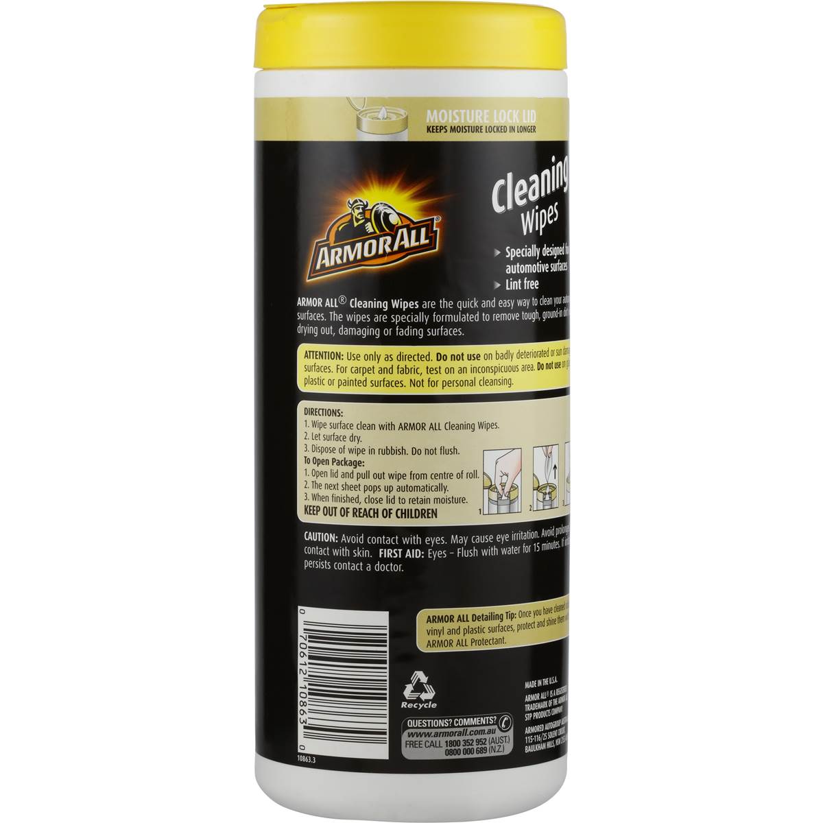 Armorall Clean Wipes Multi Purpose each Woolworths