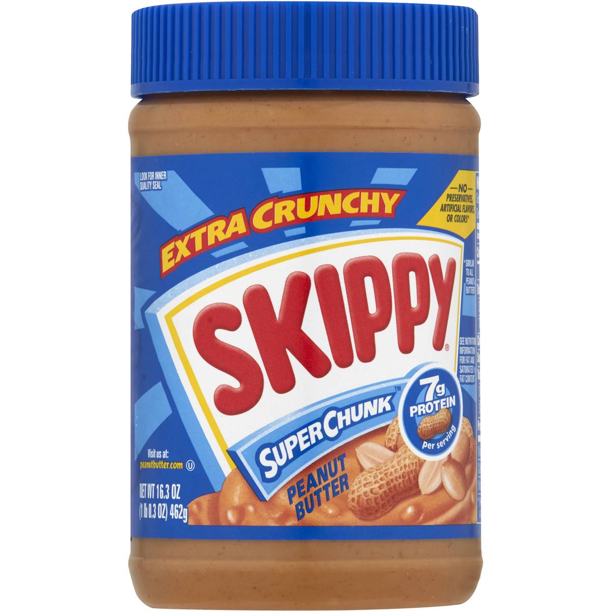 Skippy Super Chunk Peanut Butter 462g | Woolworths