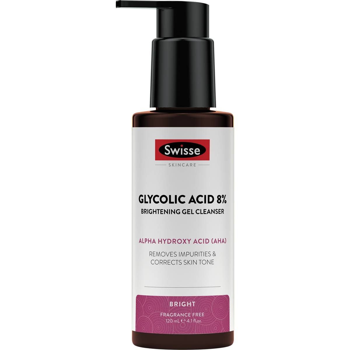 Swisse Skincare Glycolic Acid 8% Brightening Gel Cleanser