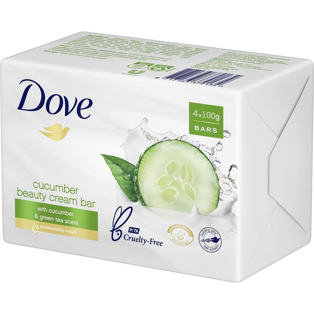 Dove Beauty Soap Bar Fresh Touch 4x100g Woolworths