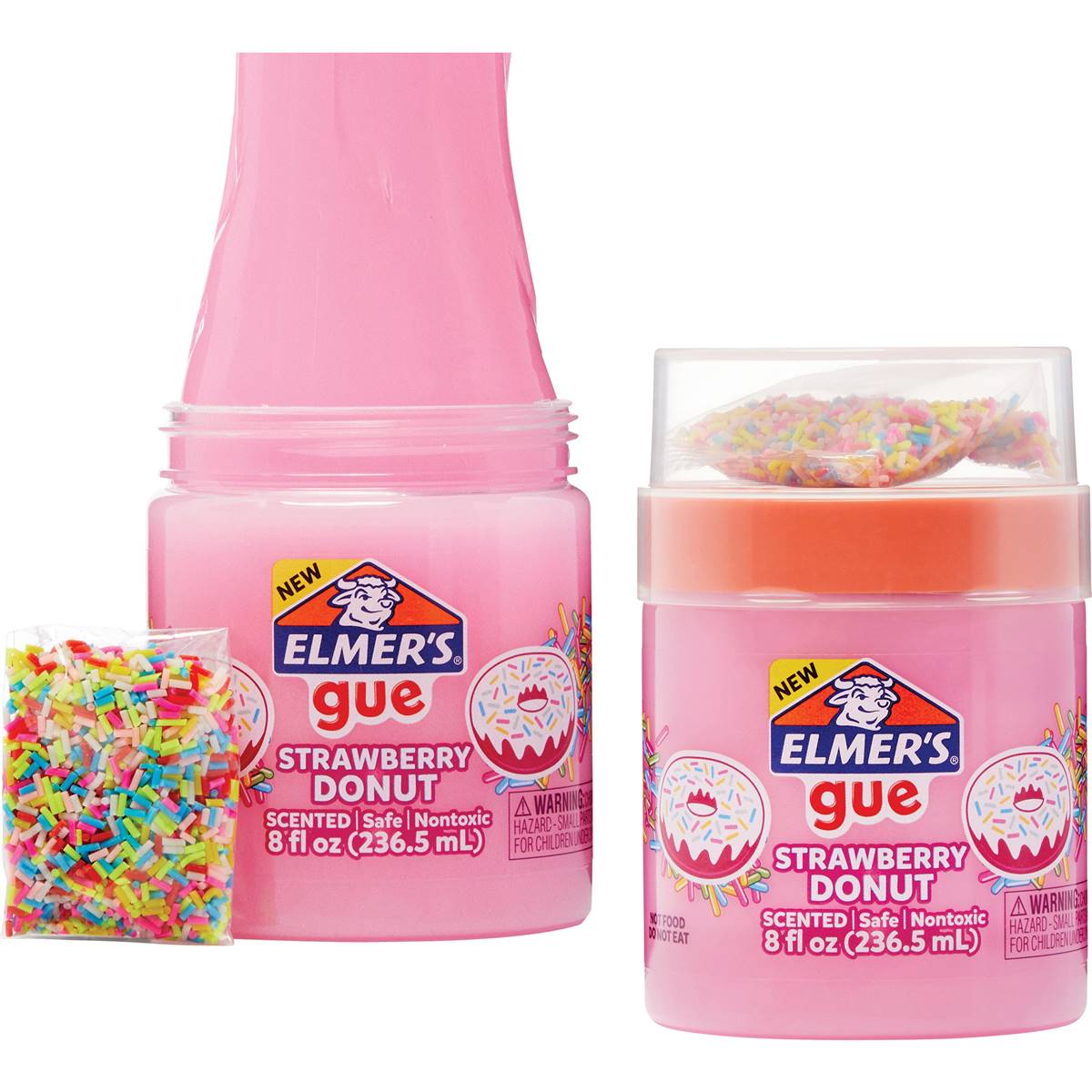 Elmers Gue Strawberry Donut Premade Slime Mixins 237ml Woolworths