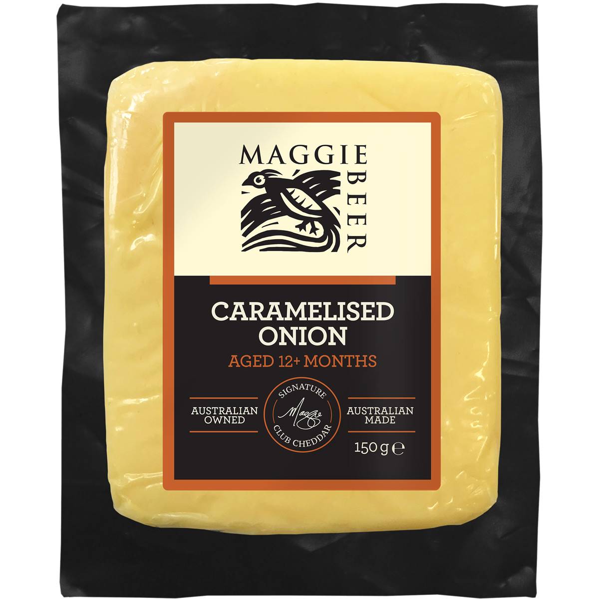 Maggie Beer Caramelised Onion Club Cheddar Aged 12+ Months