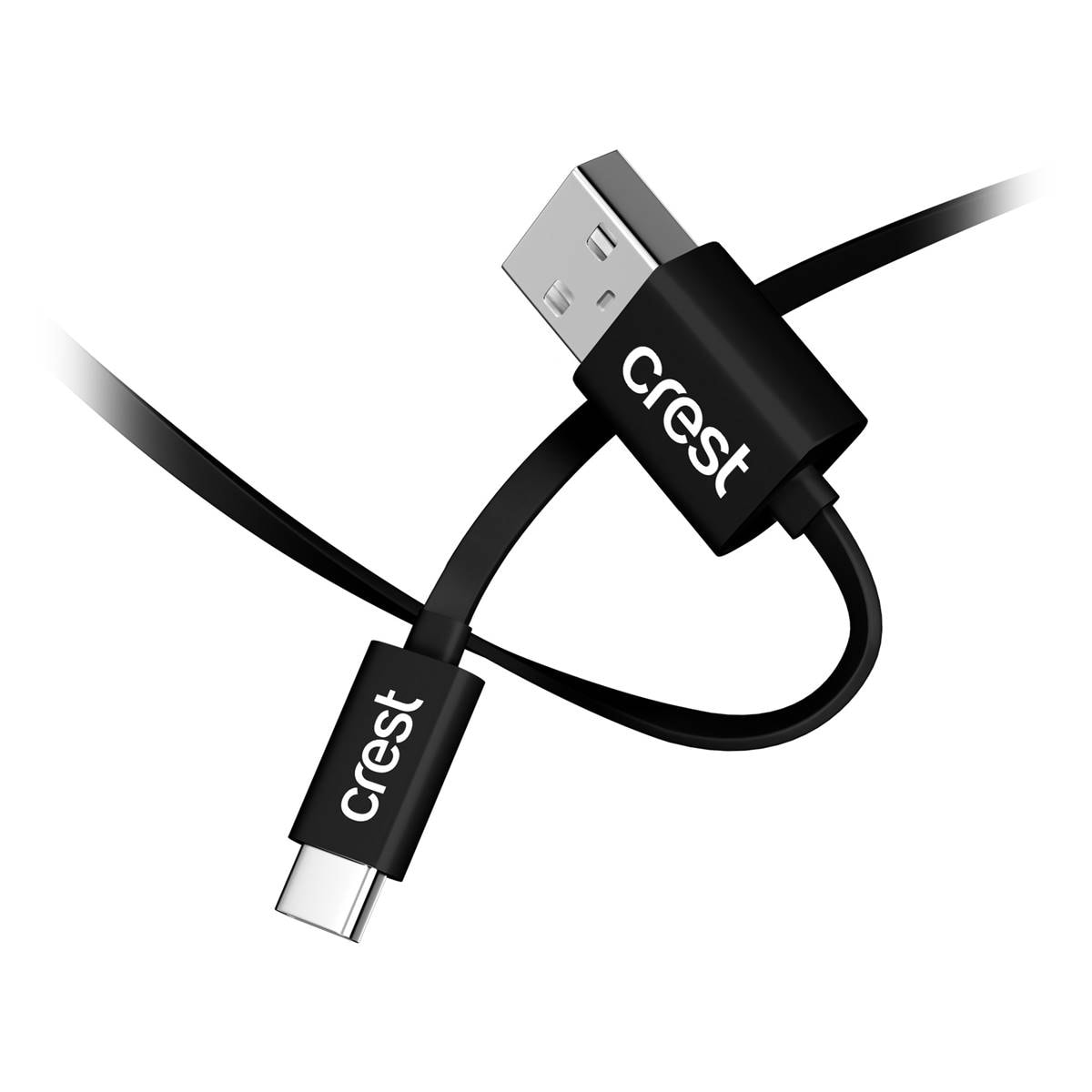 Crest Usbc To Usba Flat Cable 1 Pack Woolworths