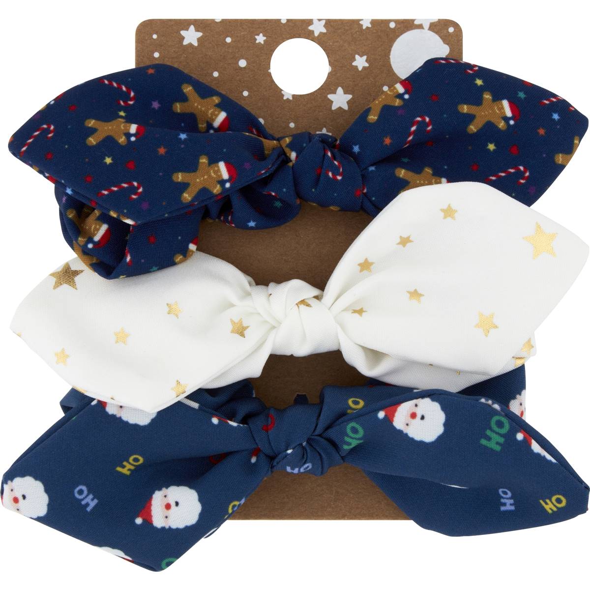 Christmas Scrunchie With Bow With Bow 3 Pack | Woolworths