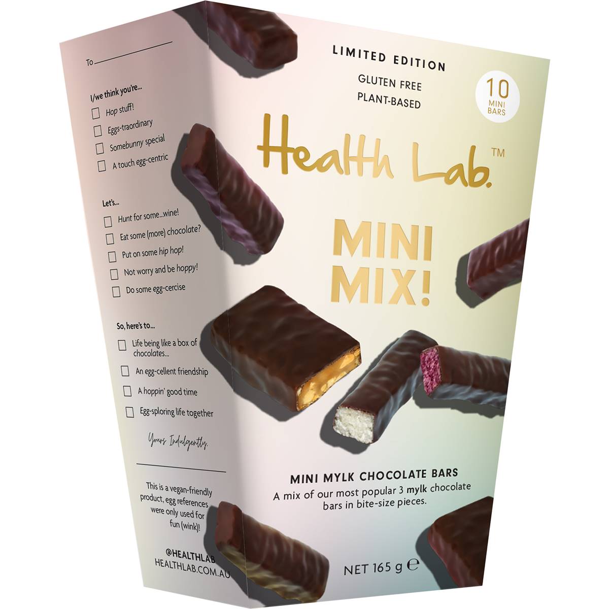 Health Lab Mini Mix Chocolate Bars 165g | Woolworths