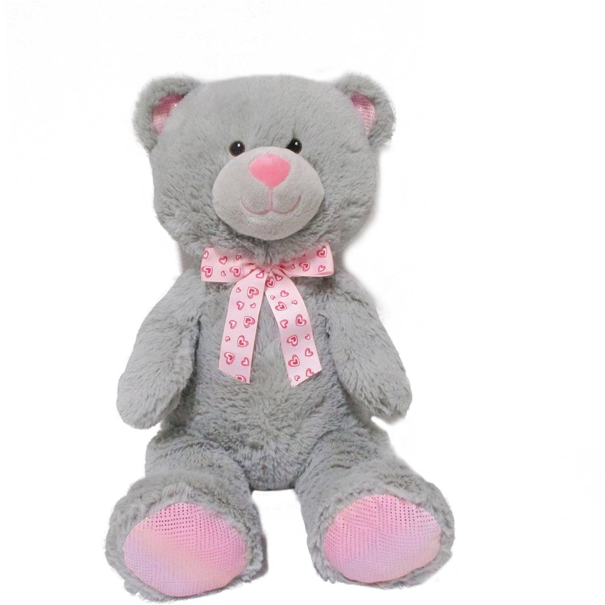 Valentine's Day Giant Bear 75cm Grey Each | Woolworths