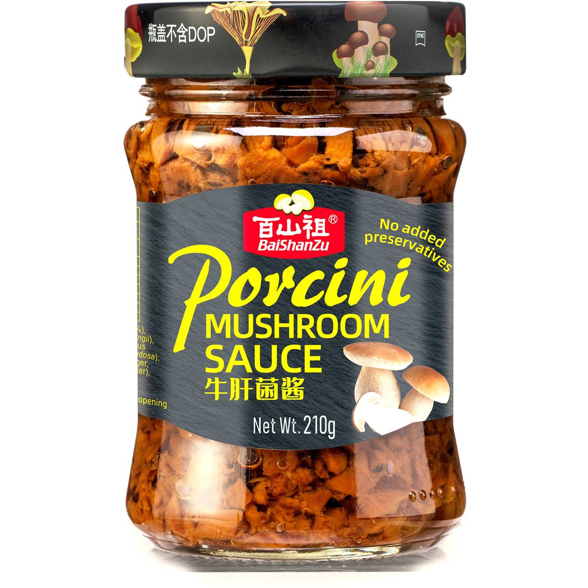 Baishanzu Sauce Porcini Mushroom 210g Woolworths