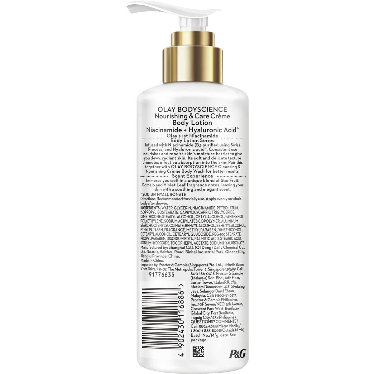 Olay Bodyscience Nourishing & Care Crème Body Lotion 250ml | Woolworths