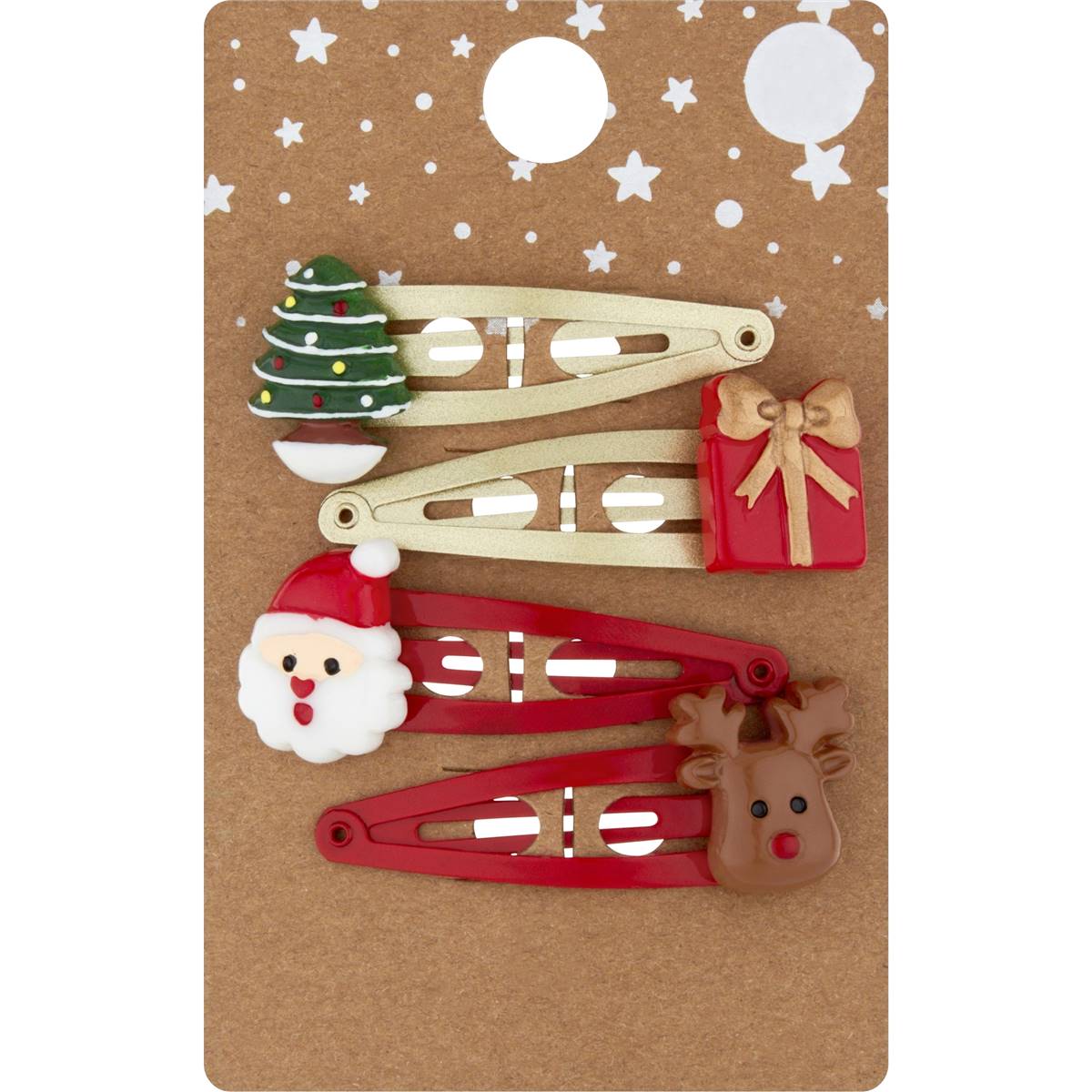 Christmas Hair Clips 4 Pack Woolworths