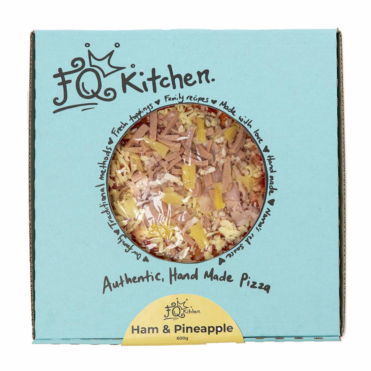 Fqkitchen Ham And Pineapple Pizza 600g Woolworths