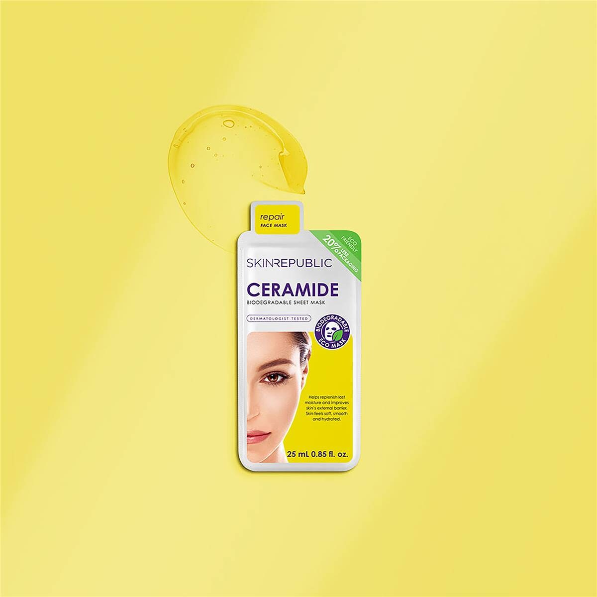 Skin Republic Ceramide Repair Face Mask 25ml Woolworths