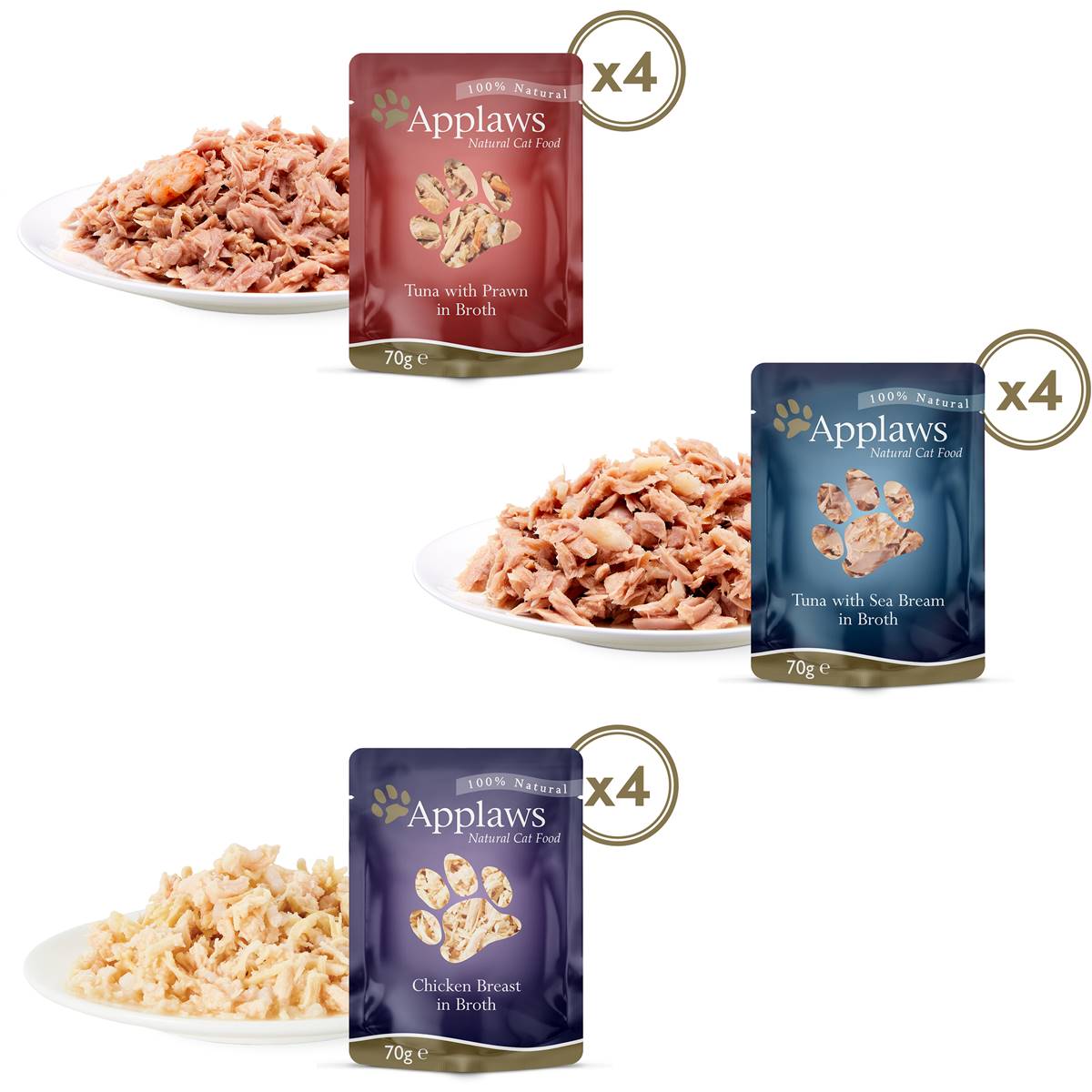 Applaws Cat Food Mixed Selection 12 Pack 840g Woolworths