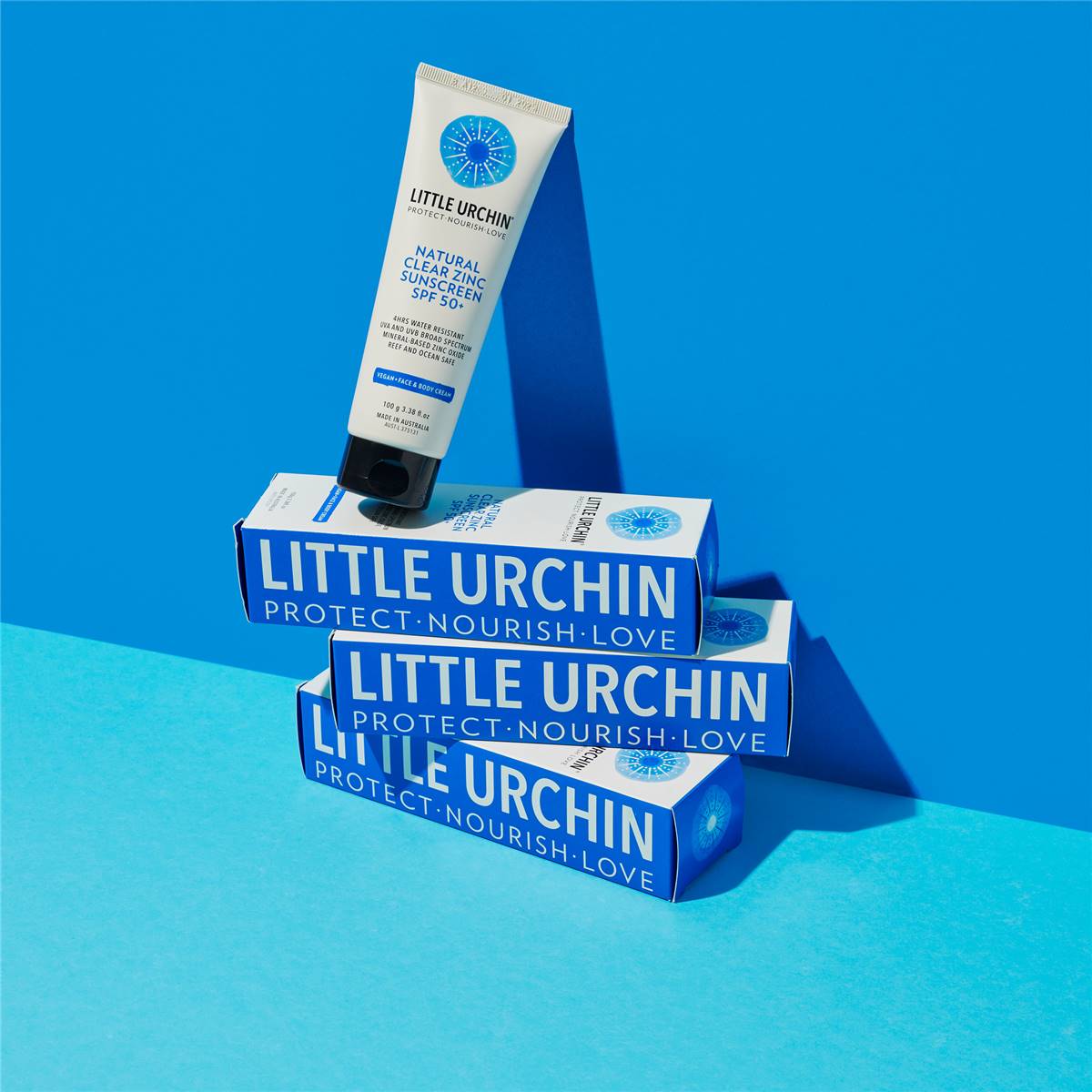 Little Urchin Natural Clear Zinc Sunscreen 100g Woolworths