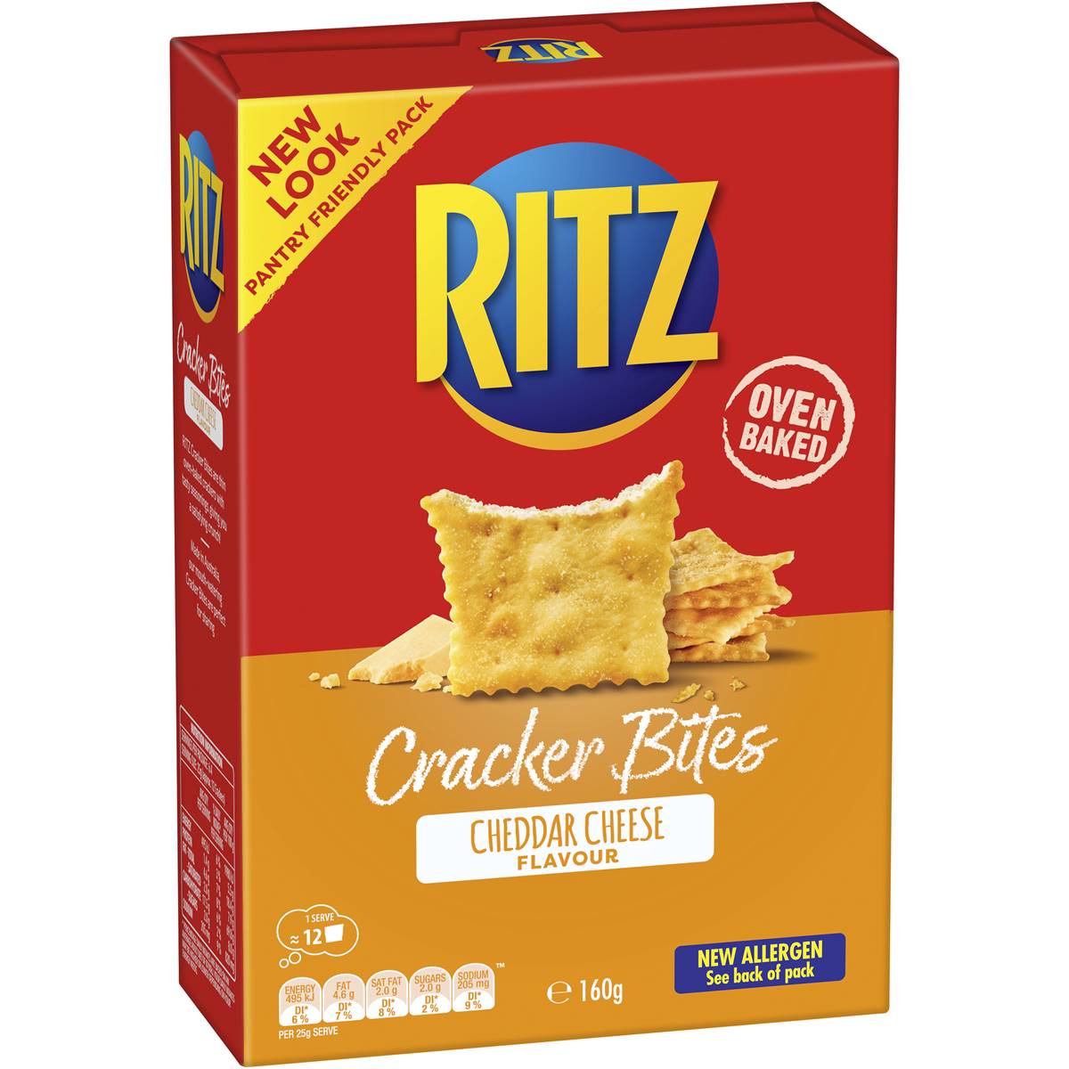 Ritz Cheddar Cheese Cracker Bites 160g | Woolworths