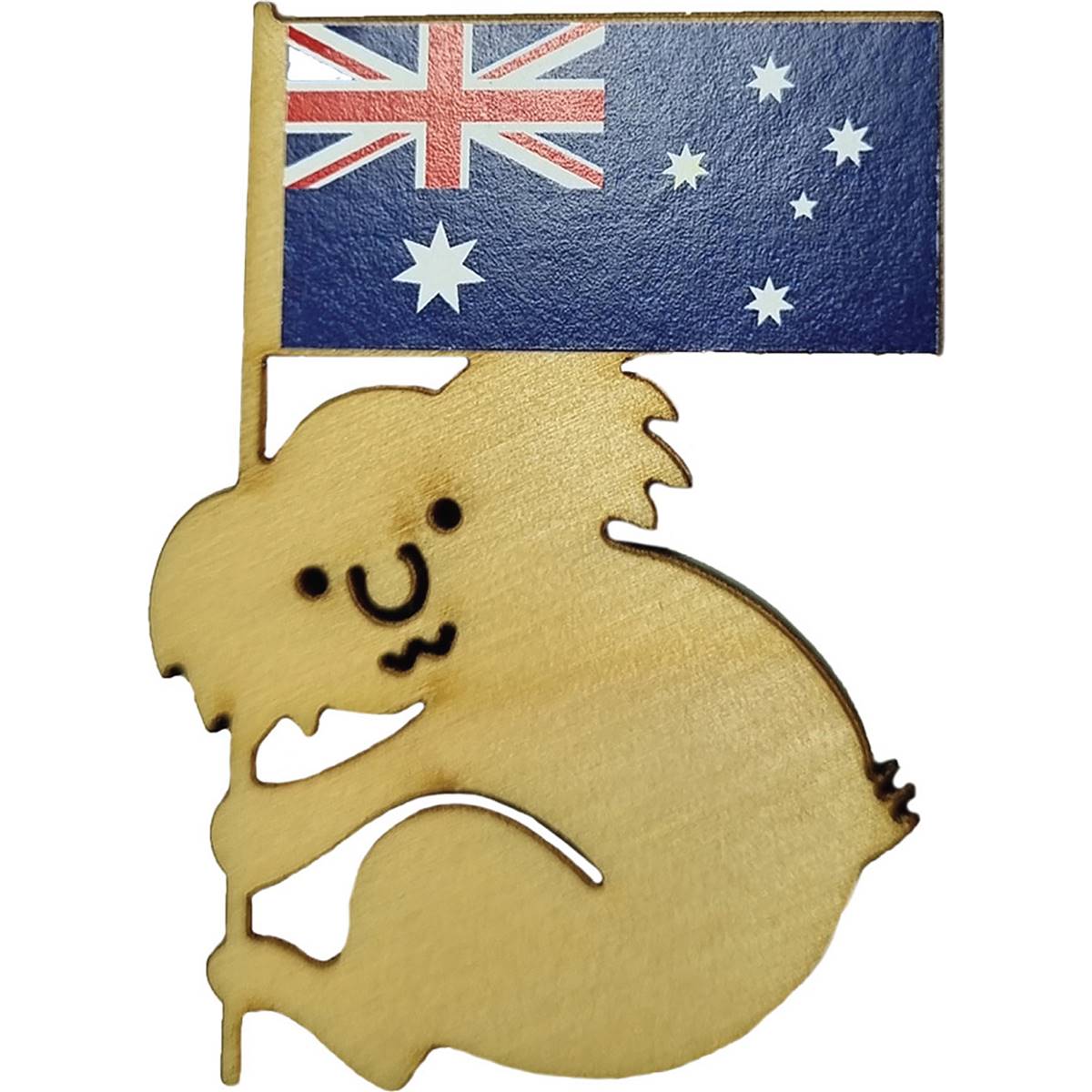 Australian Made Wood Fridge Magnet Koala 