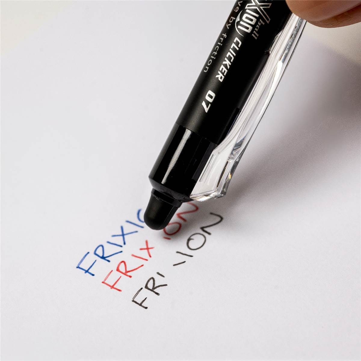 Pilot Frixion Erasable Retractable Gel Pen 0.7mm Black +3 Refills Each