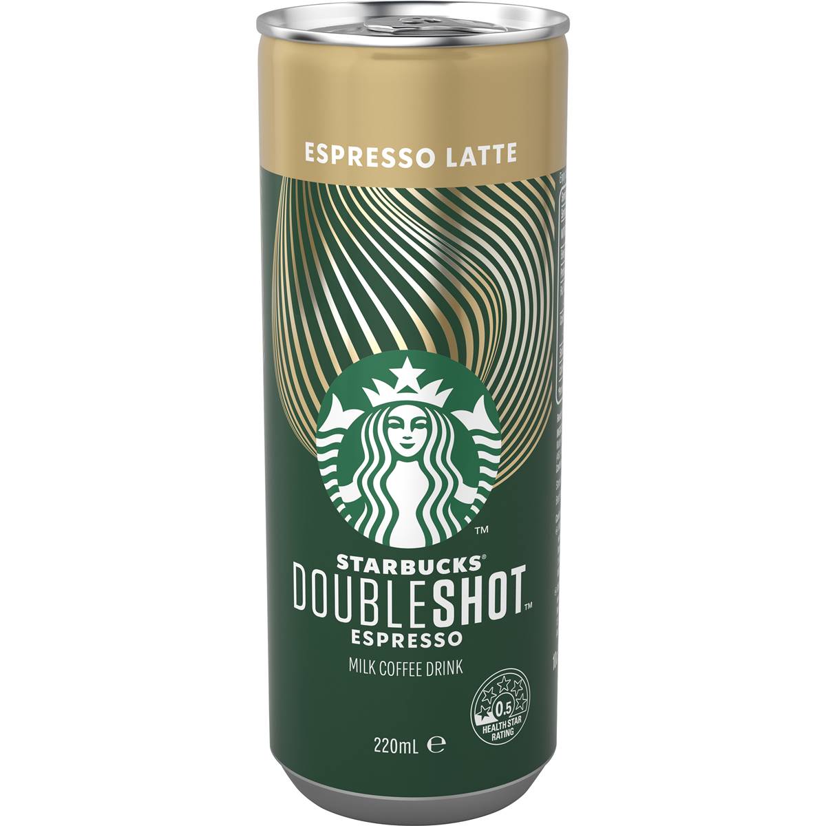 Starbucks Double Shot Espresso Latte Iced Coffee 220ml Woolworths