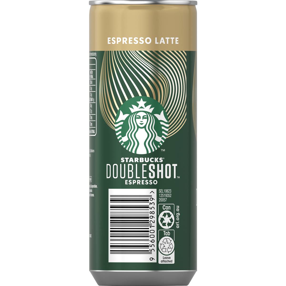 Starbucks Double Shot Espresso Latte Iced Coffee 220ml Woolworths
