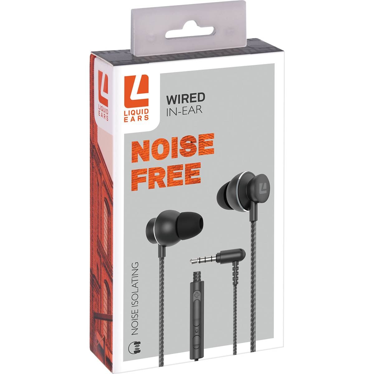 Liquid Ears Noise Free Wired Inear Earphones Assorted Each Woolworths