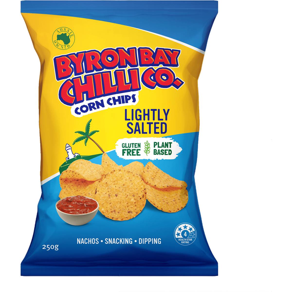 Byron Bay Chilli Co. Corn Chips Lightly Salted 250g Woolworths