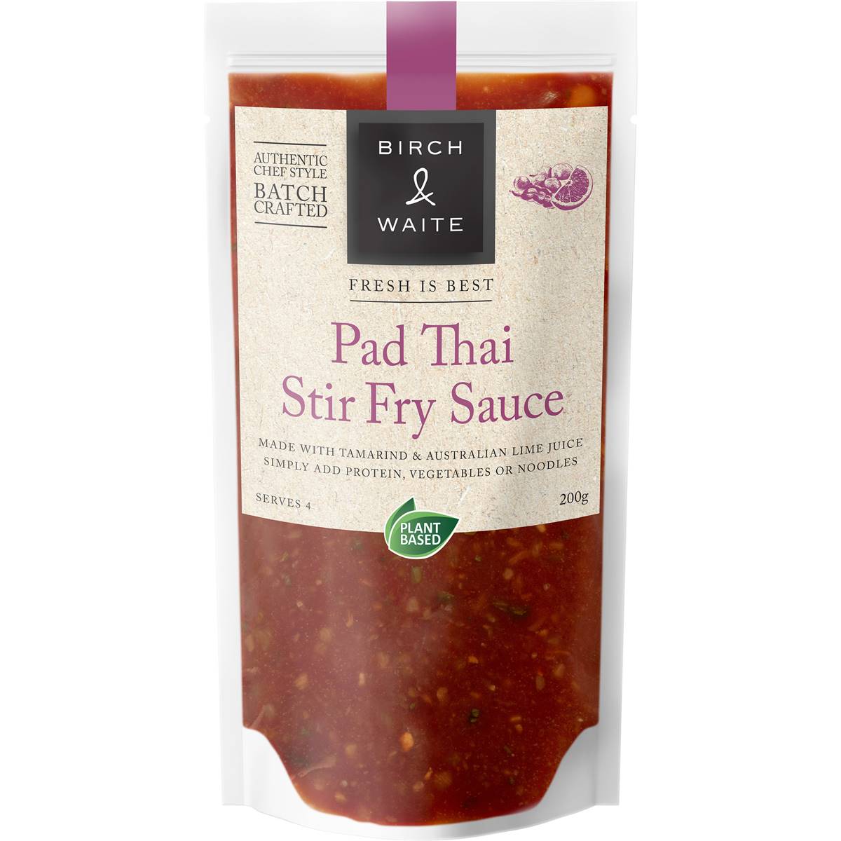 Birch & Waite Pad Thai Stir Fry Sauce 200g Woolworths