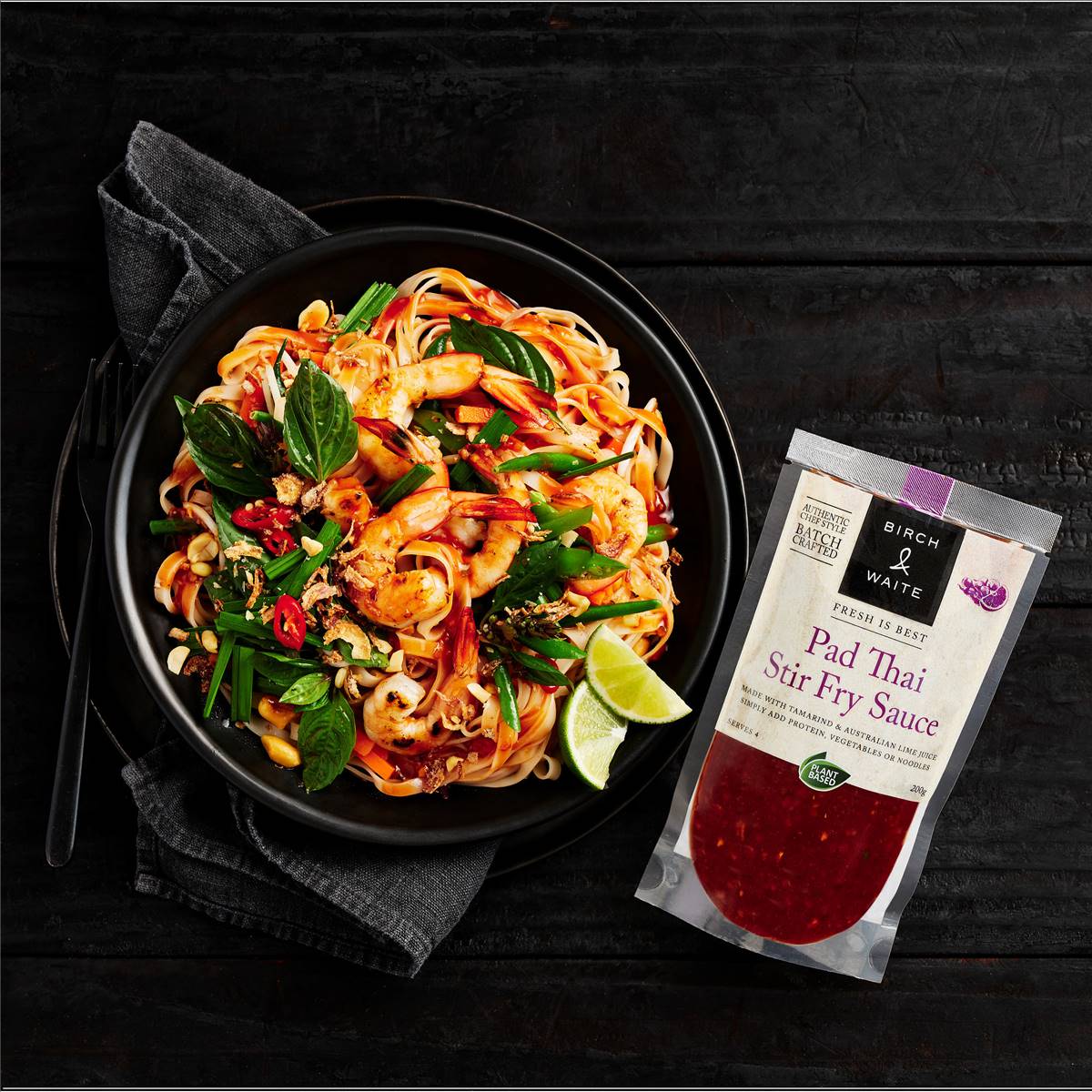 Birch & Waite Pad Thai Stir Fry Sauce 200g Woolworths