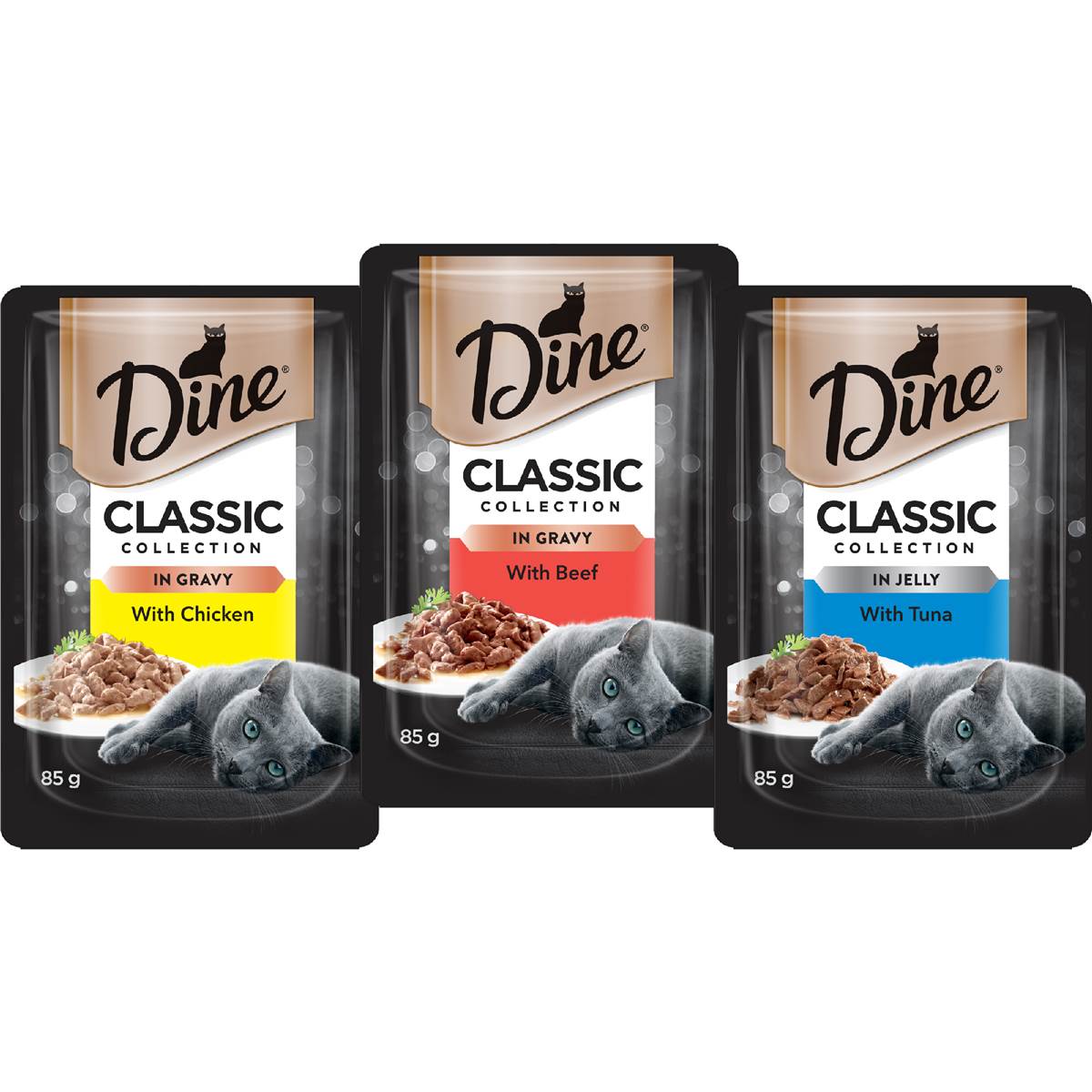 Dine Classic Collection Cat Food 85g X 12 Pack Woolworths