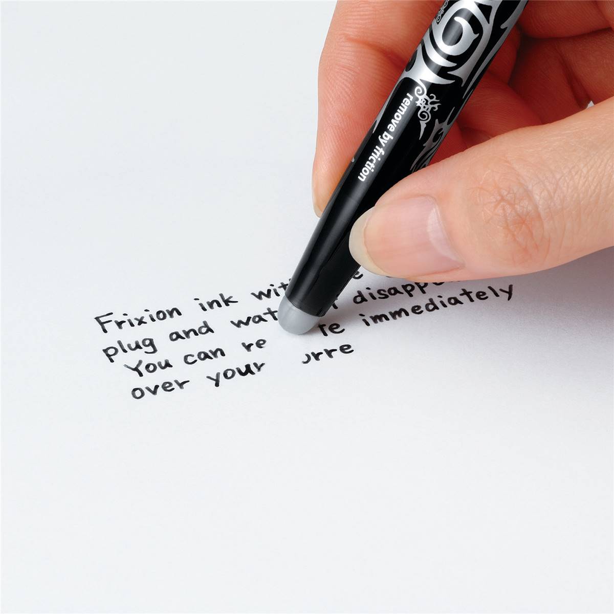 Pilot Frixion Ball Erasable Gel Pen 0.7mm Black 2 Pack Woolworths