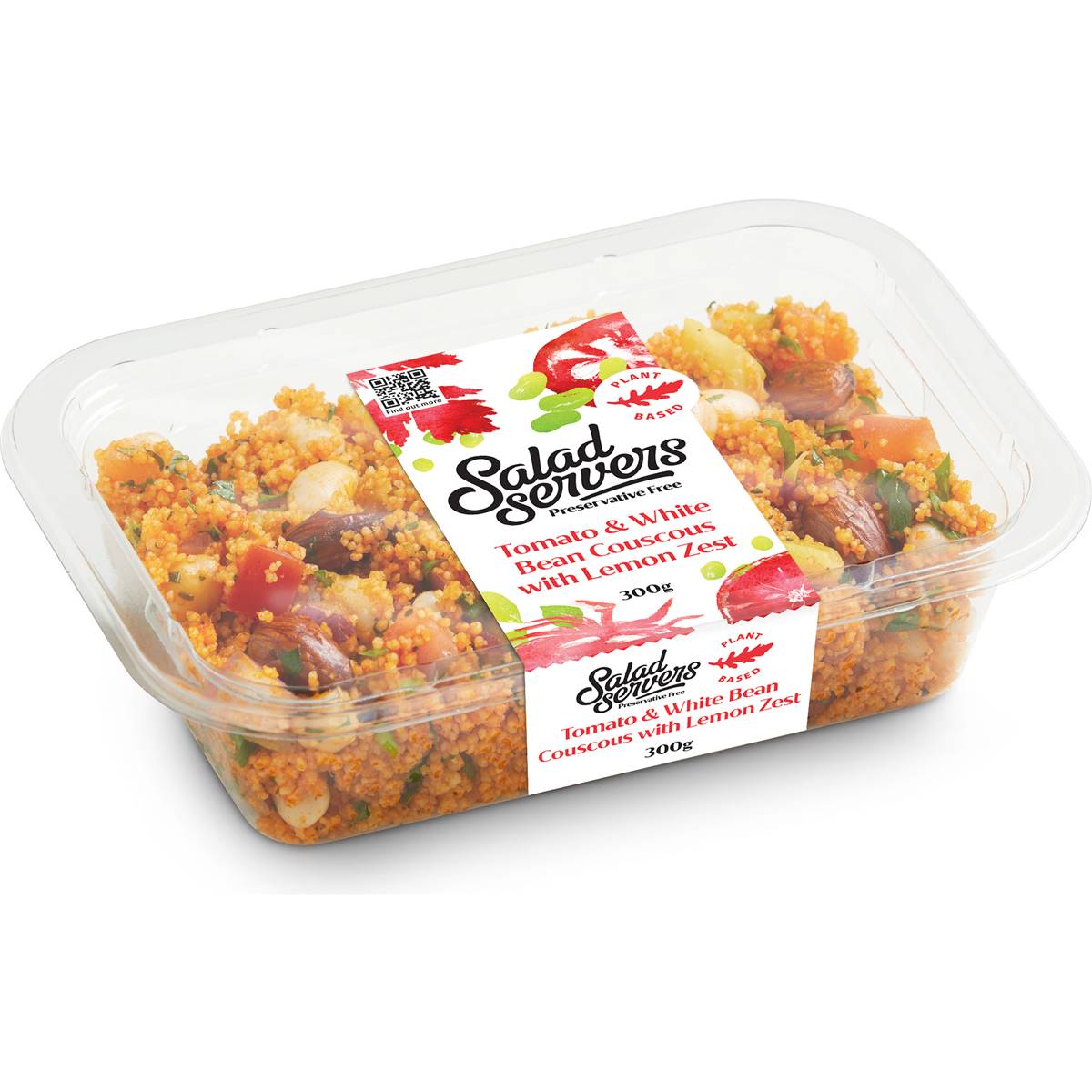 The Salad Servers Roast Tomato & White Bean Couscous' 300g Woolworths