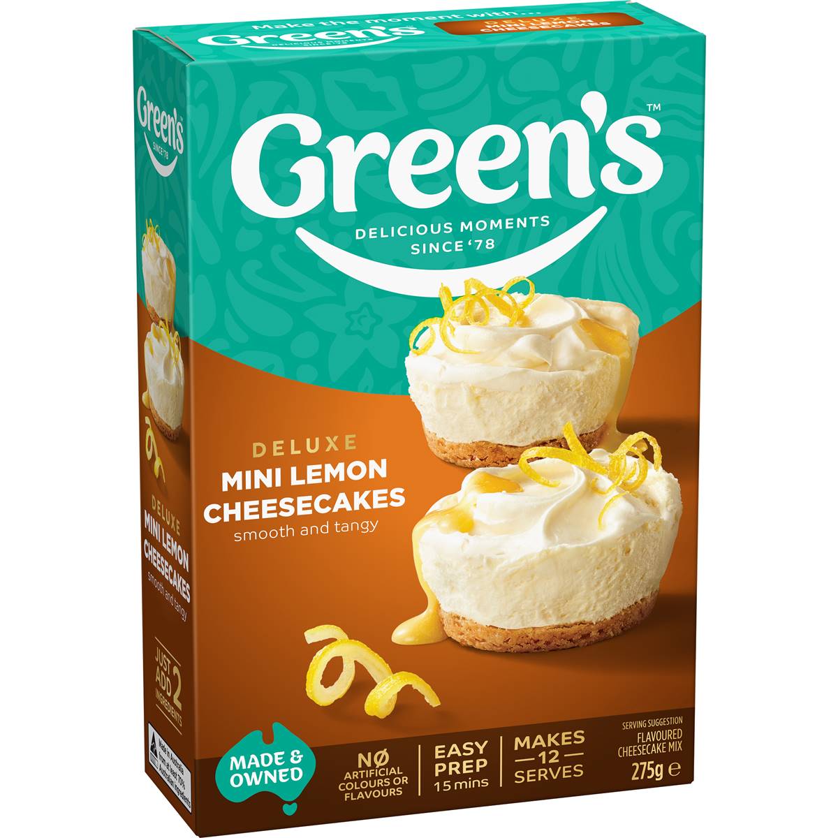 Green's Mini Lemon Cheesecake Mix 275g Woolworths