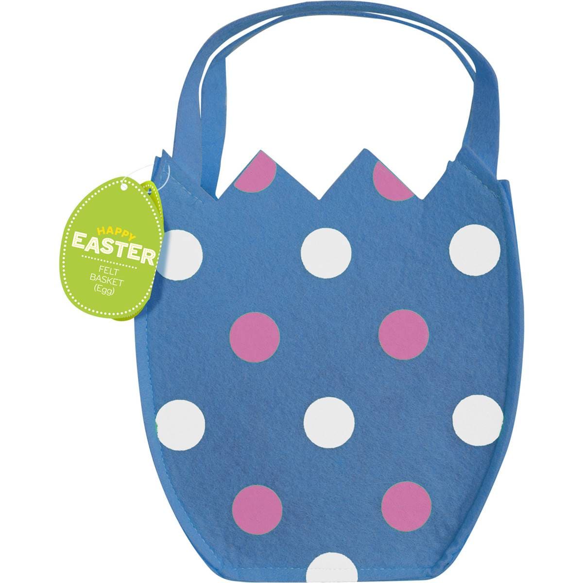 Easter Felt Basket Egg Each Woolworths