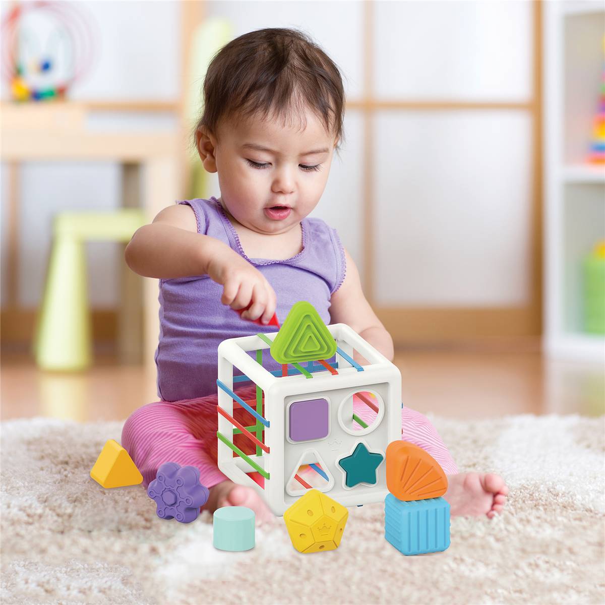 Cube Shape Sorter Each | Woolworths