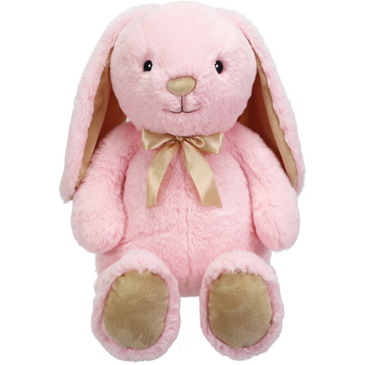 Easter Plush Bunny With Bow 72cm - Pink Each | Woolworths