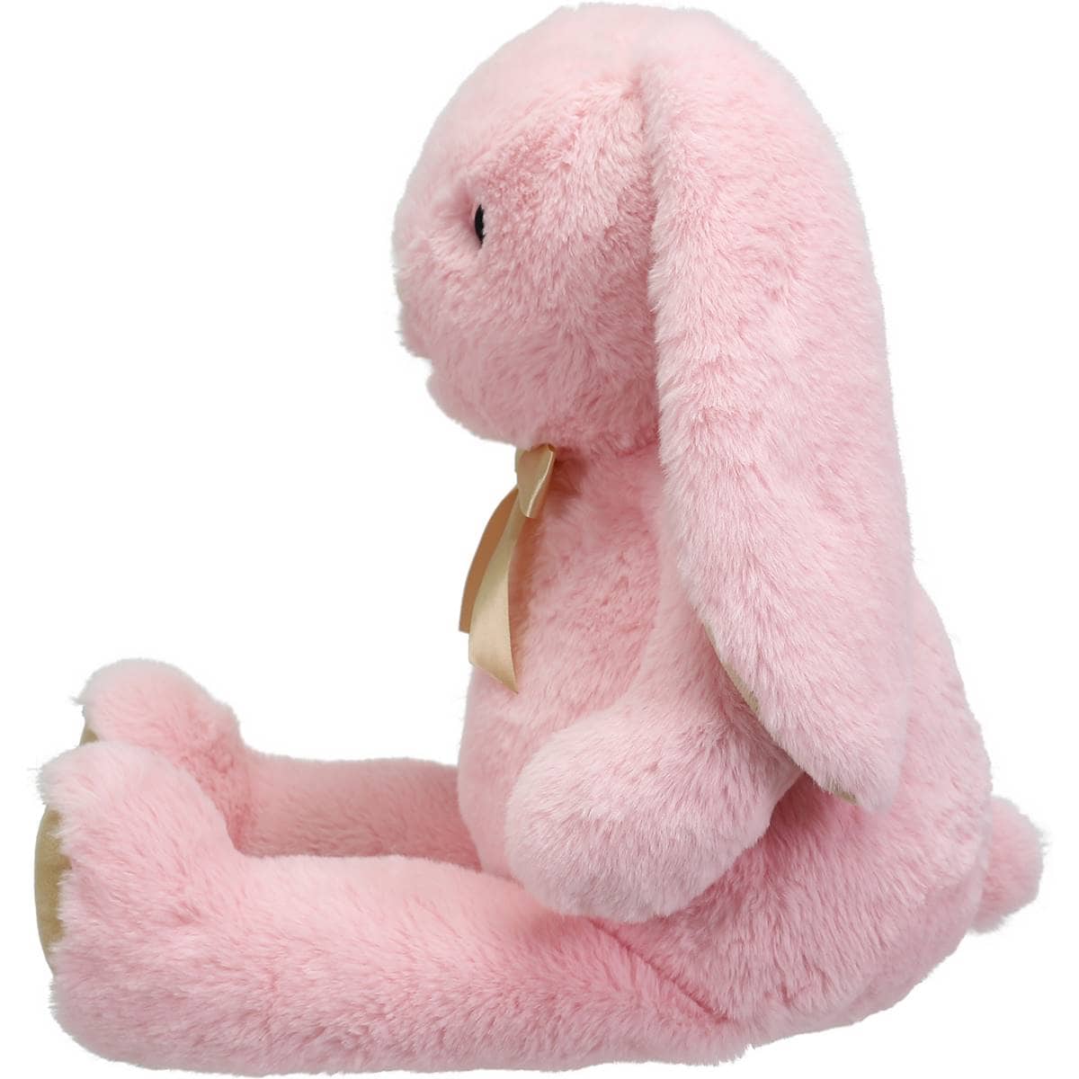 Easter Plush Bunny With Bow 72cm - Pink Each | Woolworths