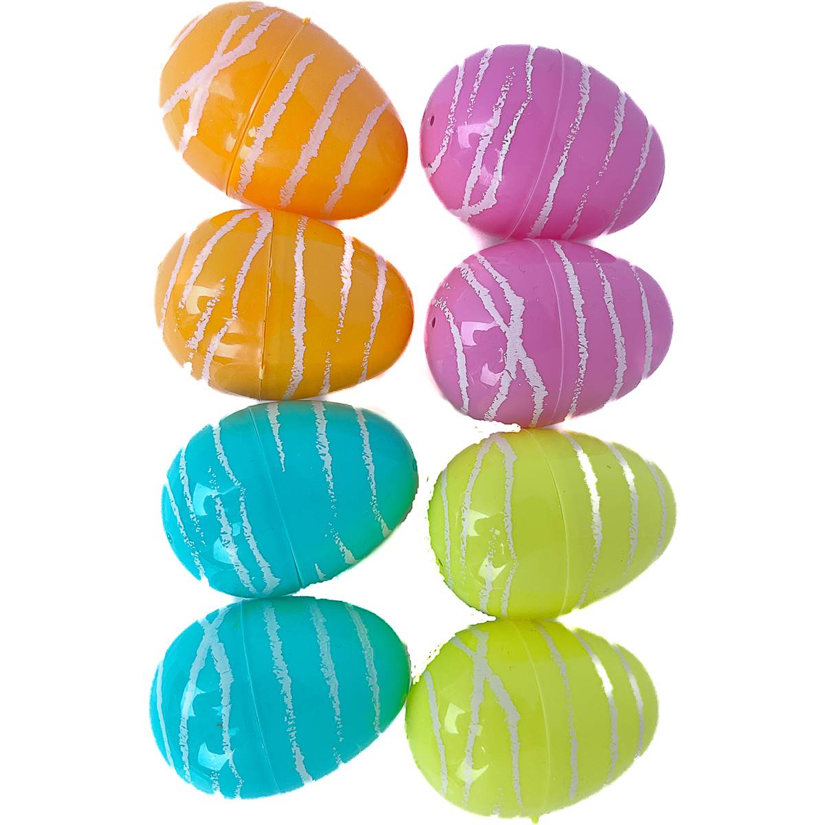 Easter Plastic Surprise Eggs Bright 8 Pack Woolworths