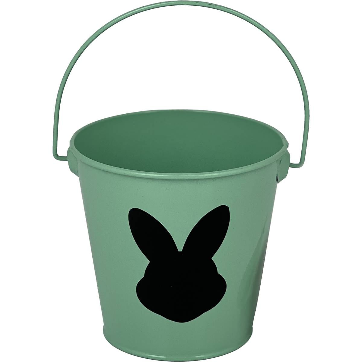 Easter Metal Pail Green Each Woolworths