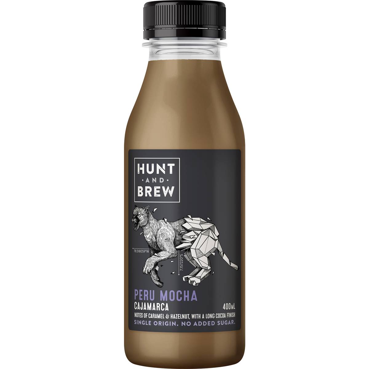 Hunt And Brew Peru Mocha Coffee Milk Drink 400ml Woolworths