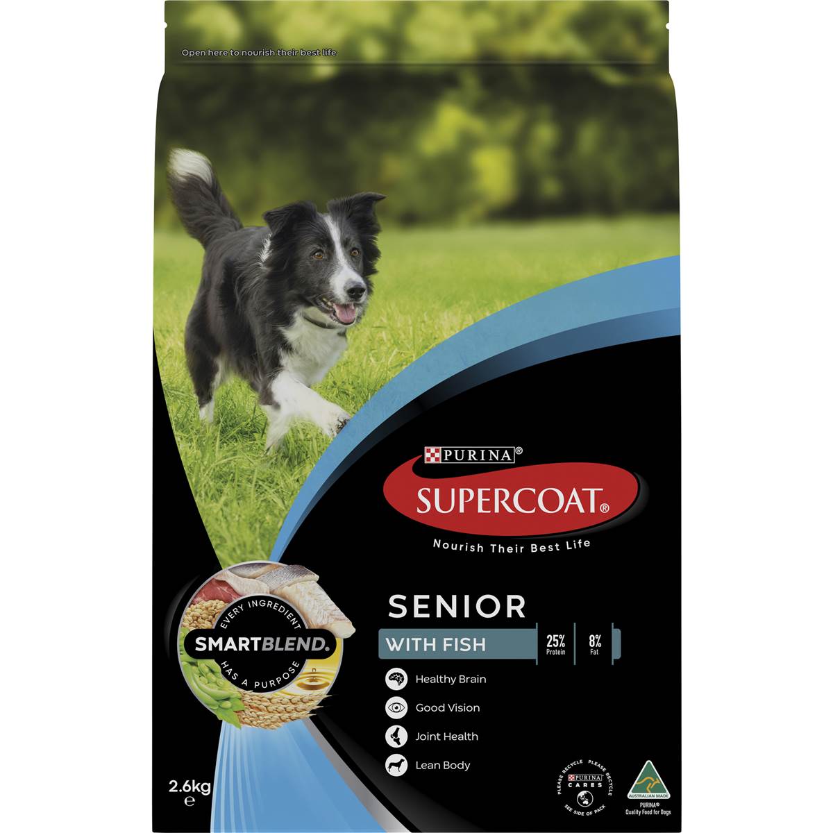 Supercoat Senior With Fish Dog Food 2.6kg Woolworths