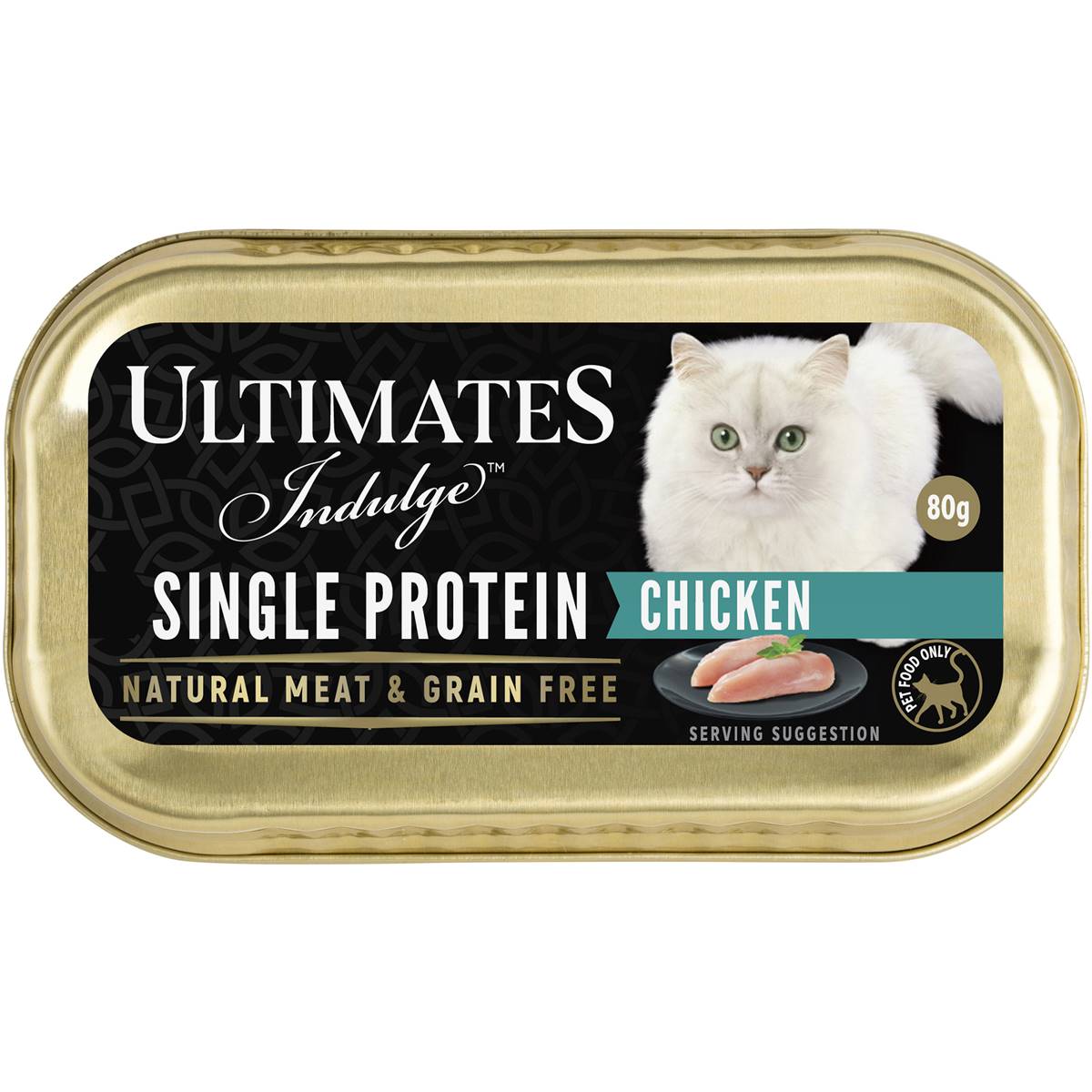 Ultimates Indulge Cat Food Natural Chicken 80g Woolworths