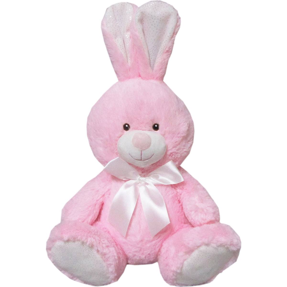 Easter Bunny 30cm Plush - Pink Each | Woolworths