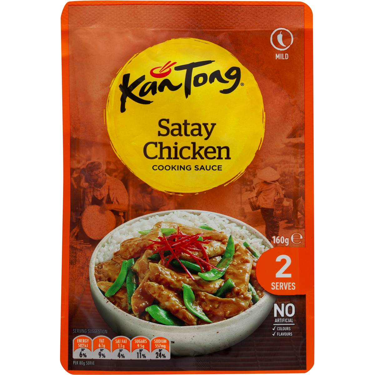 Kan Tong Inspirations Stir Fry Sauce Malaysian Satay 160g Woolworths
